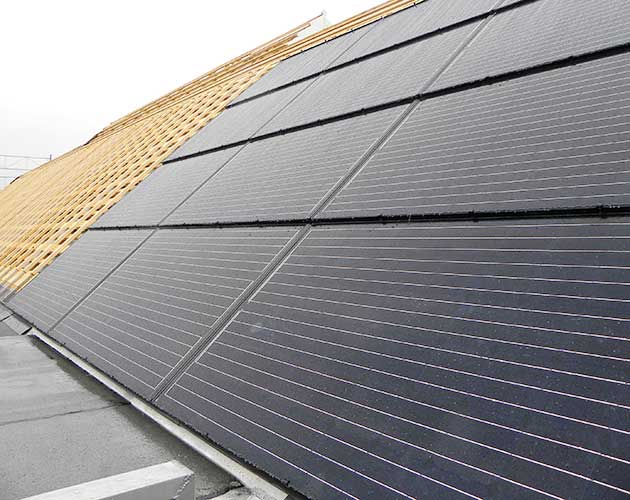 PV-Indachmontage / Bauwerksintegration